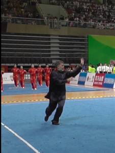Павел Нигей на Соревнование по Ушу в Китае, 2019. 